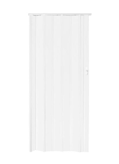 Buy PVC Double Folding Door with Removable Panels White 205 x 85 cm X1085205HW13 in Saudi Arabia