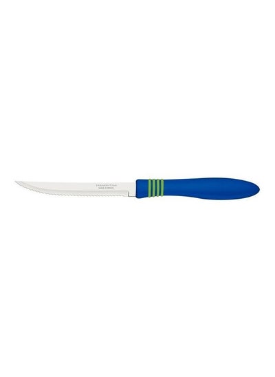 Buy Cor&Cor 5 Inches Steak Knife with Stainless Steel Blade and Blue Polypropylene Handle in UAE