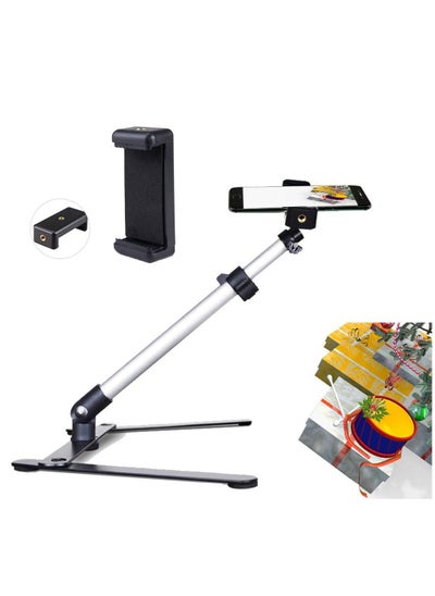 Buy Adjustable Cell Phone Stand, Overhead Phone Mount, Camera Video Table Top Light Weight Holder for Recording Videos, Photography, Teaching Online Live Broadcast in Saudi Arabia