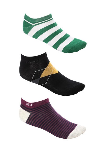 Buy White Rabbit Middle Lines Ankle Socks in Egypt