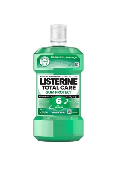 Buy Mouthwash Teeth & Gum Defence Milder Taste Soft Mint 500ml in Egypt