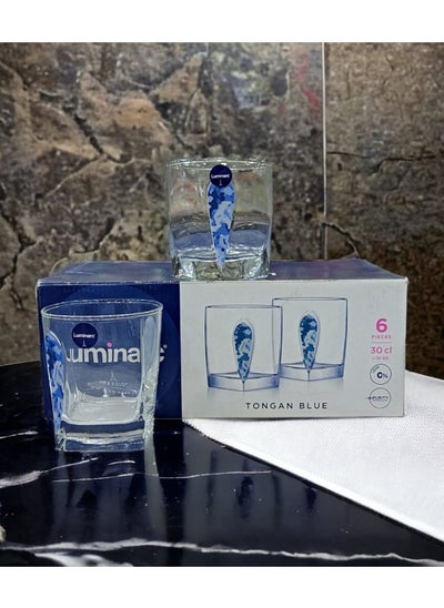 Buy LUMINARC CUP SET 6 PIECES 300ML - TONGAN BLUE in Egypt