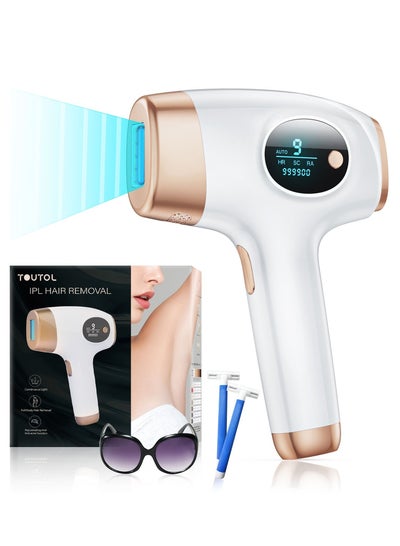 Buy Laser Hair Removal Device with 9 Energy Levels, 3 Functions & 999900 Flashes in UAE