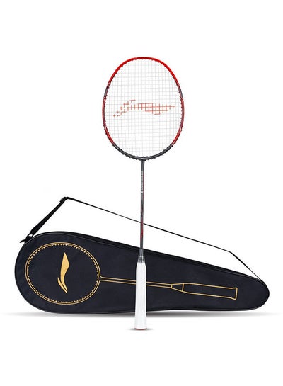 Buy 3D Calibar X Boost Badminton Racket - Red/Black (Strung) in UAE