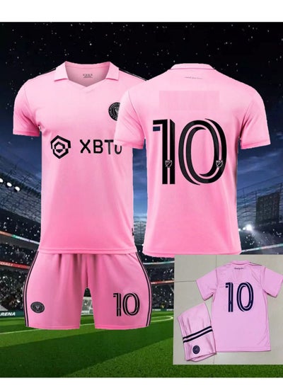 Buy NEW 23/24 Kids/Youth Jersey Set Soccer Kit Uniform Gift Youth Summer in UAE