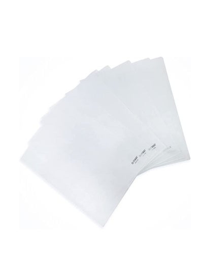 Buy MAXI A4 L FOLDER CLEAR POLY BAG OF 12PC, LF12 in UAE