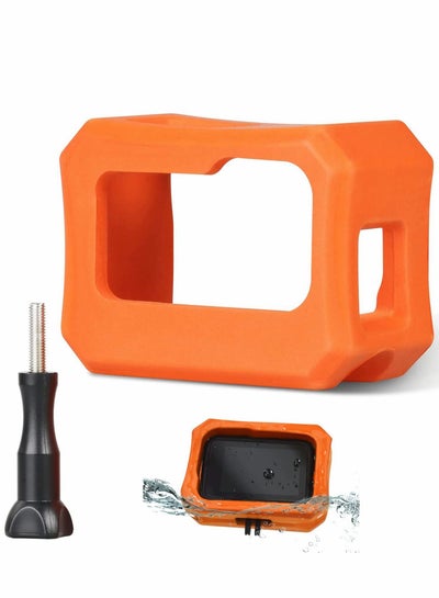 اشتري Floaty Case for Hero 10/9 Black, Vitality Orange Floating Case with Long Screw, Float Buoyancy Cover Box في السعودية