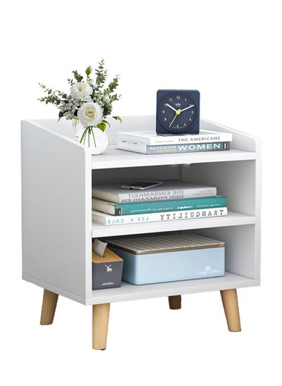 اشتري Sharpdo NIghtstands With 2 Shelves Simple Bedside Storage Cabinet For Bedroom Or Living Room في السعودية