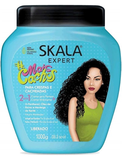 Buy SKALA Mais Cachos For Hair Type 3ABC - Hydrate Curls Eliminate Frizz, For Curly Hair 2 IN 1 Conditioning Treatment Cream and Cream To Comb 1000g in Saudi Arabia