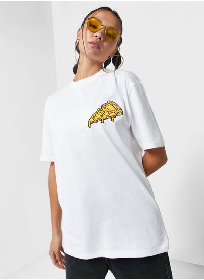 Buy Oversized Tee With Drop Shoulder in UAE