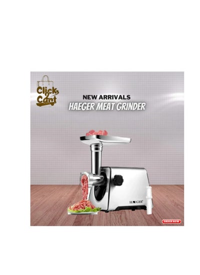 Buy HG-3367 Electric Meat Grinder 2500W 3 in 1 Meat Mincer & Sausage Maker Stuffer with 3 Gear Speed Design Easy to Clean in UAE