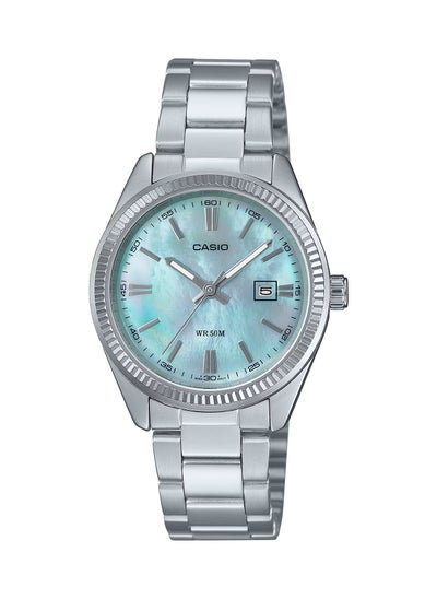 اشتري Mother Of Pearl Dial Analog Stainless Steel Ladies Watch LTP-1302DS-2A في الامارات