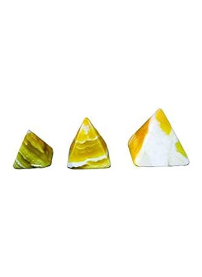 Buy 3 Pyramid Handmade Of Alabaster Stone in Egypt