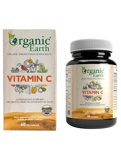 اشتري Plant Based Vitamic C with Organic Orange, Rosehips & Bioflavonoid Complex 60 Capsules في الامارات