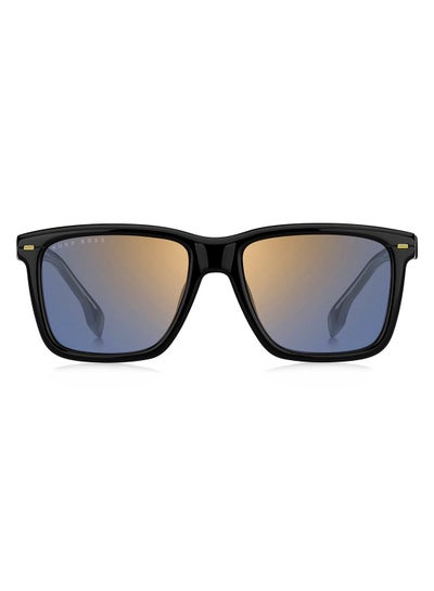 Buy Rectangular / Square Sunglasses BOSS 1317/S BLACK 55 in UAE