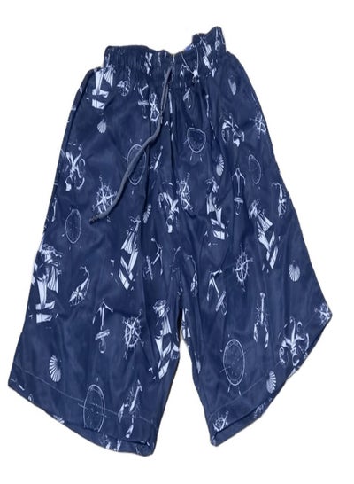 Buy Dark gray patterned waterproof swim shorts in Egypt