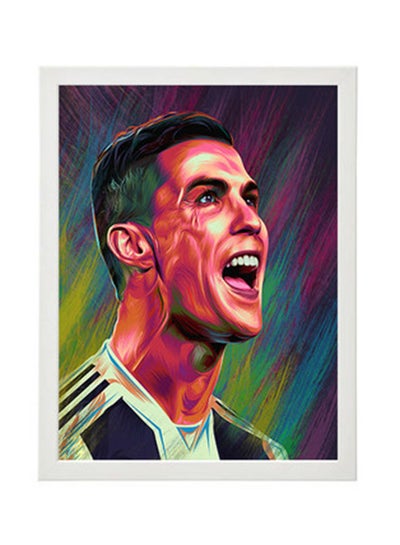 اشتري Cristiano Ronaldo Wall Art Poster Frame في مصر