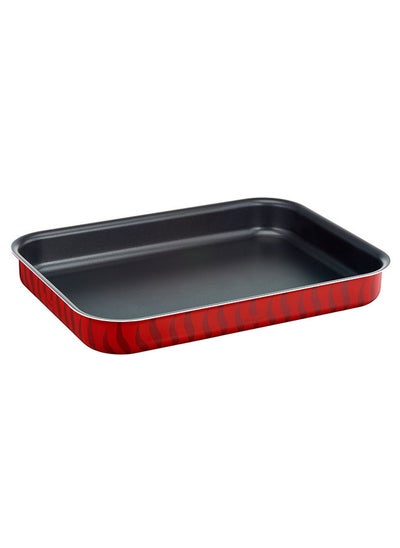 Buy Les SpecialistesOven Dish Non-Stick Coating Aluminum Heat Diffusion Easy Cleaning Red Made In France 31X45 Cm in UAE