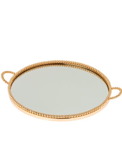 Buy Gold Metal Top with Mirror Floor Elegant Design in Saudi Arabia