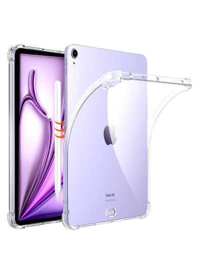 Buy Clear Case for iPad Air 13 Inch 2024, Case with Soft TPU Reinforced Corner, Anti-Scratch Case Clear in Egypt