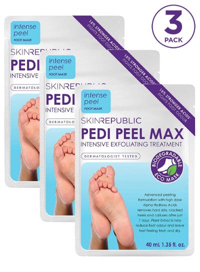 Buy Pedi Peel Max Intensive Exfoliating Treatment Foot Mask- Pack Of 3 in Saudi Arabia