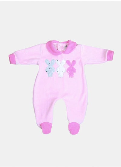 Buy Plush baby jumpsuit with a rabbit drawing in Egypt