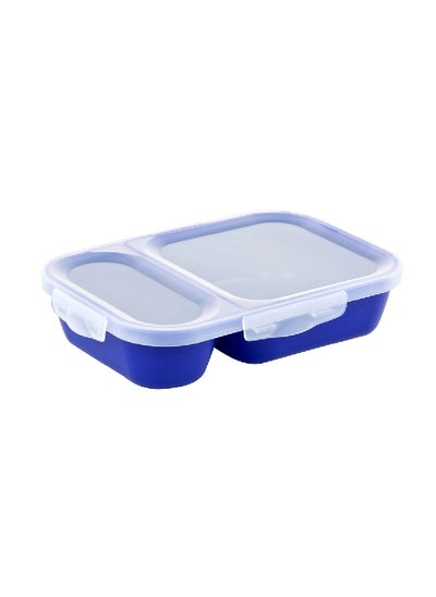 Buy Duo Bento Leak Proof Dishwasher Safe Lunch Box Assorted Color 680 ml 11247 in Saudi Arabia