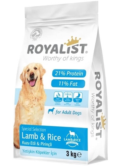 Buy Adult Dog Food Lamb And Rice 3Kg in Saudi Arabia