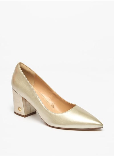 اشتري Women's Solid Slip-On Shoes with Block Heels في الامارات