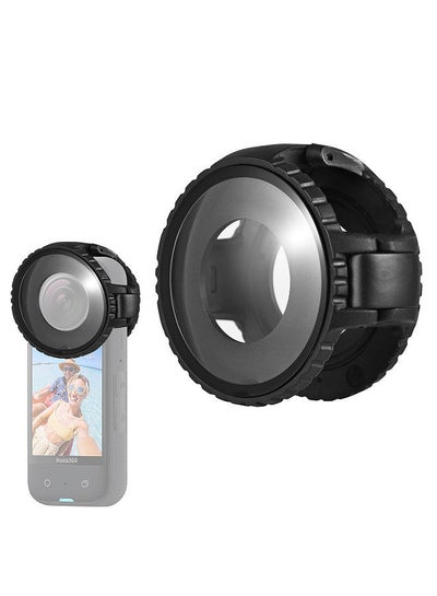 اشتري Premium lens Shield Lens Protector 10M/32.8ft Waterproof Depth Compatible with Insta360 ONE X2 Camera في الامارات