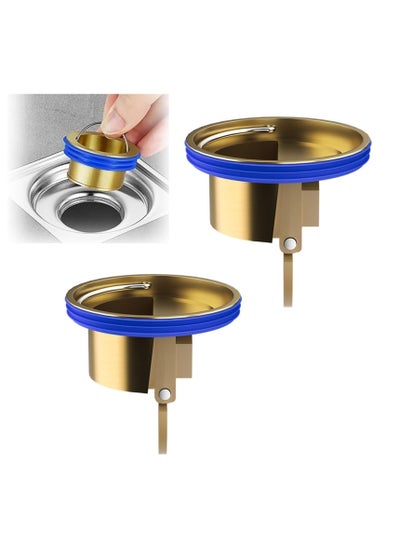 اشتري 2 Pack Sewer Floor Leaky Stinking Core, Toilet Floor Drain Deodorizing Core, Shower Drain Floor Drain Backflow Preventer, Suitable for Pipes Tubes in Toilet Bathroom Kitchen في السعودية