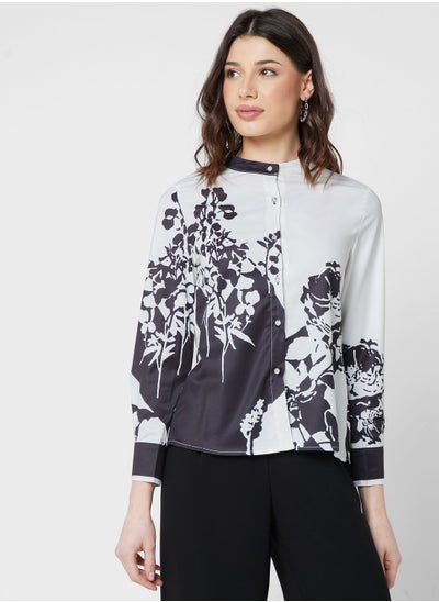 Buy Printed Button Down Shirt in UAE