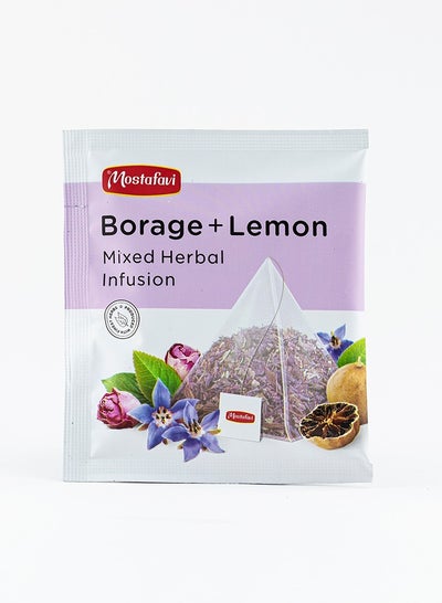 اشتري مصطفوي - لسان الثور + ليمون باكت شاي - 12 قطعة × 1.6 جرام في الامارات