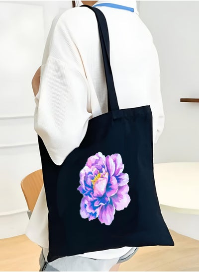 Buy shopping women canvas zipper tote bag in Egypt