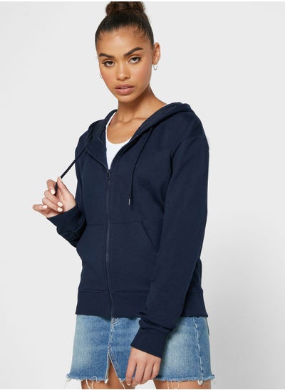 Buy Essential Zip Through Hoodie in Saudi Arabia