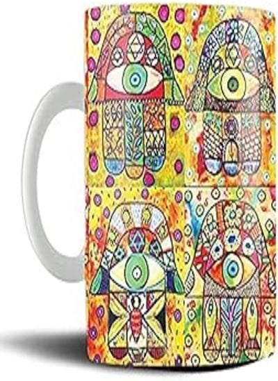 اشتري Ceramic Cofee Mug from Octopus - Multi color, 2724784768038 في مصر