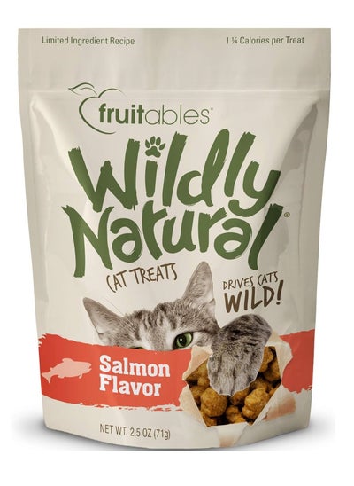 اشتري Wildly Natural Salmon Flavor Cat Treats 71g في الامارات