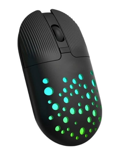 Buy Rechargeable Wireless Mouse, Multi-Mode Mouse with RGB 2.4G Wireless Gaming Mouse M-13 in Egypt