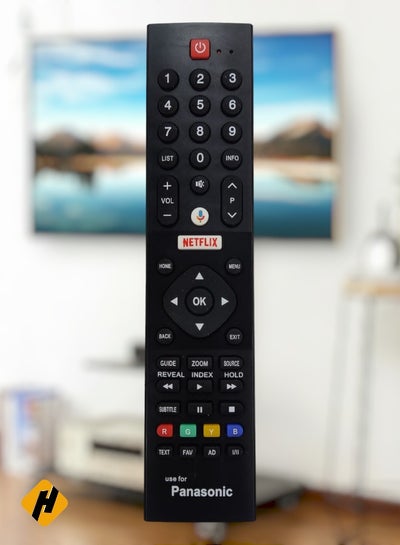 اشتري Panasonic Smart TV Remote | Replacement Remote Control For Panasonic Smart TV LCD LED With Netflix (Without Voice Function) في السعودية