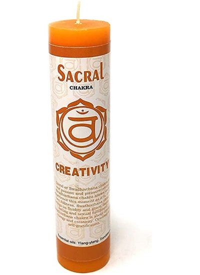 Buy Sacral  Scented Candle Ylang-Ylang, Sandalwood in UAE