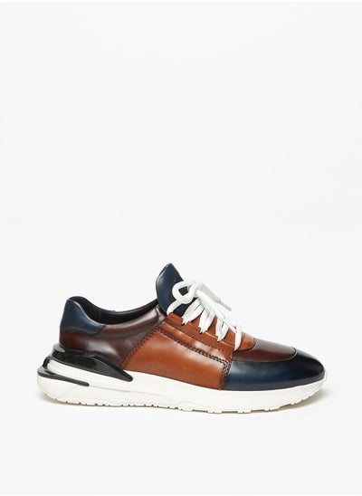 اشتري Mens' Colourblock Sneakers with Lace-Up Closure في الامارات