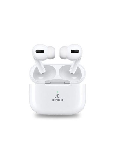 اشتري Original Wireless Airpuds With Touch Compatible With All Mobile Devices From Kindo ,White Color في السعودية