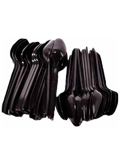 Buy Disposable Heavy Duty Plastic Spoon 100Pcs in Egypt