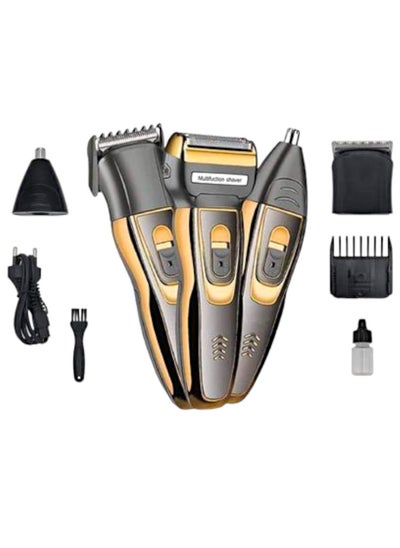 Buy 3-in-1 Professional Beard Ear And Nose Trimmer Machine in Saudi Arabia