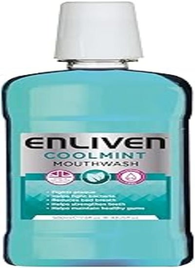 Buy Enliven Mouthwash Coolmint 500ml in Egypt