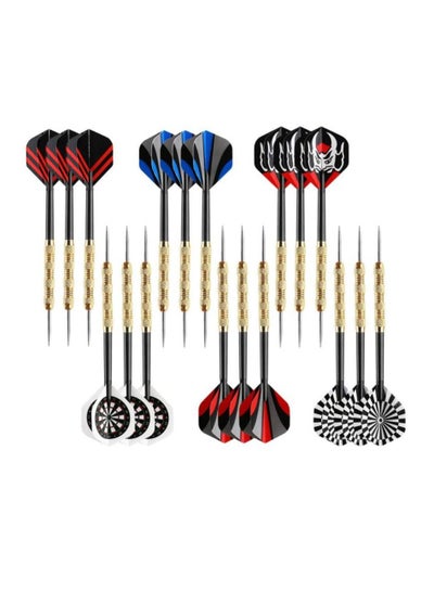 Buy Tip Darts Professional Metal Darts Darts Metal Tip Set Metal Darts for Dartboard 18 pcs in Saudi Arabia