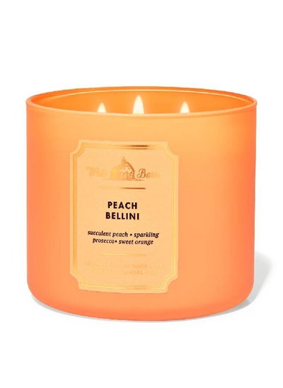 اشتري Peach Bellini 3-Wick Candle في الامارات