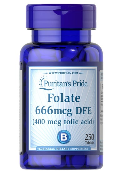 Buy Folate Folic acid (400 mcg , 250 tablets ) in UAE