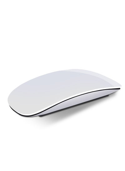 اشتري Wireless Touch Scroll Bluetooth Optical Mouse for Mac Desktop Laptop (White) في الامارات