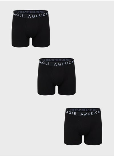 Buy 3 Pack Classic Logo Band Boxers in UAE